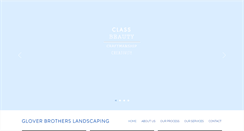 Desktop Screenshot of gloverbrotherslandscaping.com